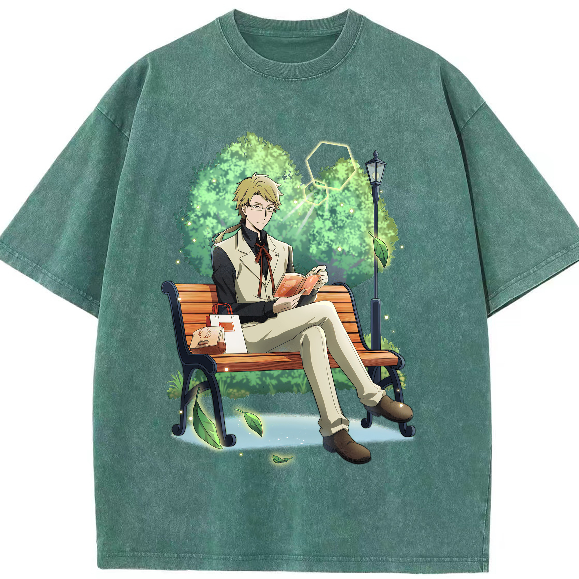 （画像用） 文豪ストレイドッグス Bungo Stray Dogs 綿100% ヴィンテージ風 半袖Tシャツ（フロントプリント）